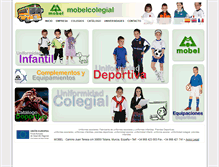 Tablet Screenshot of mobelcolegial.es